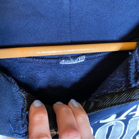 Vintage 1996 Russell Atheltic Dallas Cowboys NFL Hoodie Blue Football Sweatshirt - Picture 4 of 9